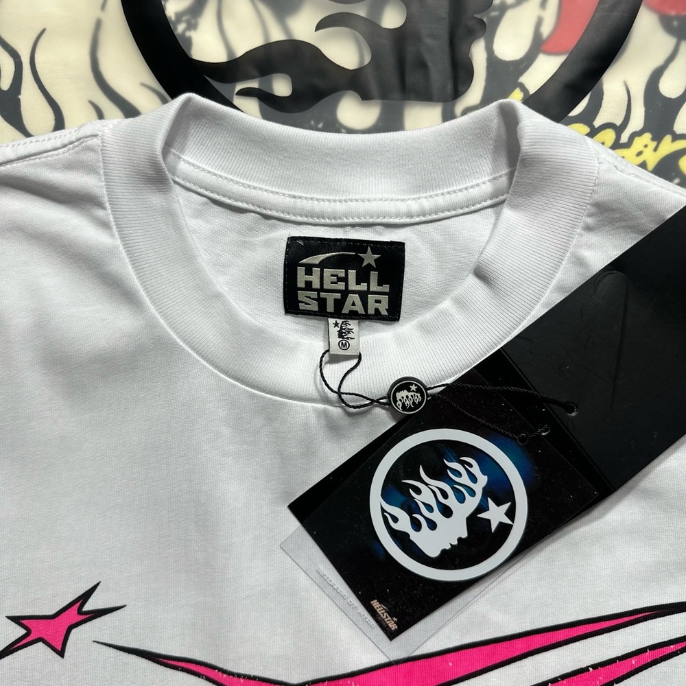 Hellstar Sport Logo T-shirt ‘White’ - Picture 7 of 7